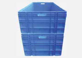 Straight sides simple stacking storage